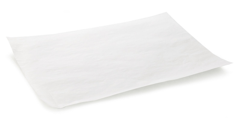 Papier cuisson simple face papier blanc 53x32,5 cm Pro.cooker (500 pièces)