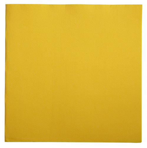 Serviette jaune ouate de cellulose 38x38 cm Lisah Pro.mundi (50 pièces)