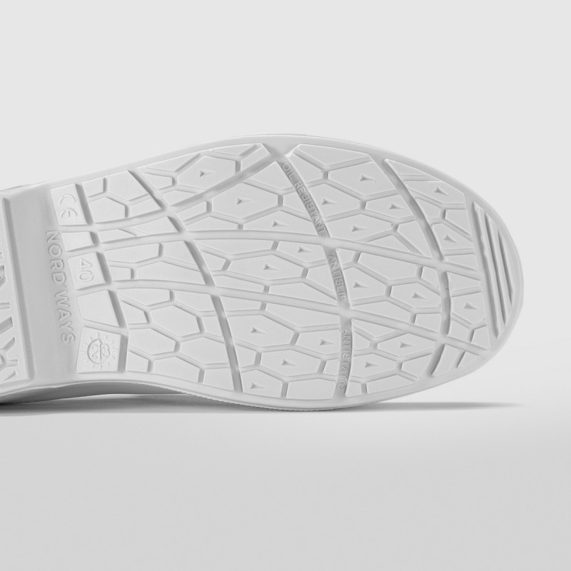 Chaussures mocassin de sécurité mixte blanc 48 Tony Nordways