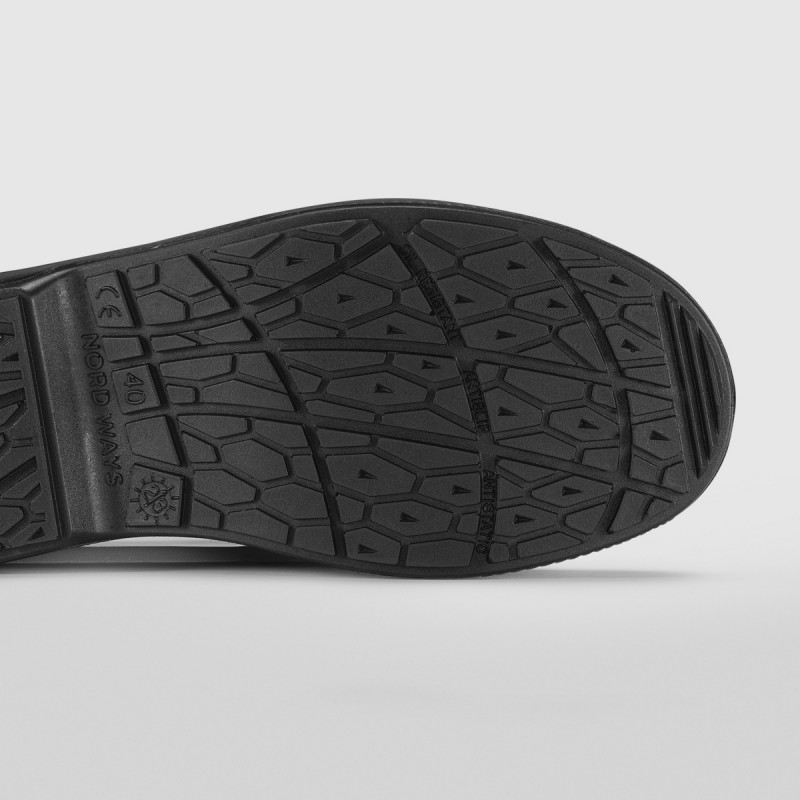 Chaussures mocassin de sécurité mixte noir 36 Tony Nordways