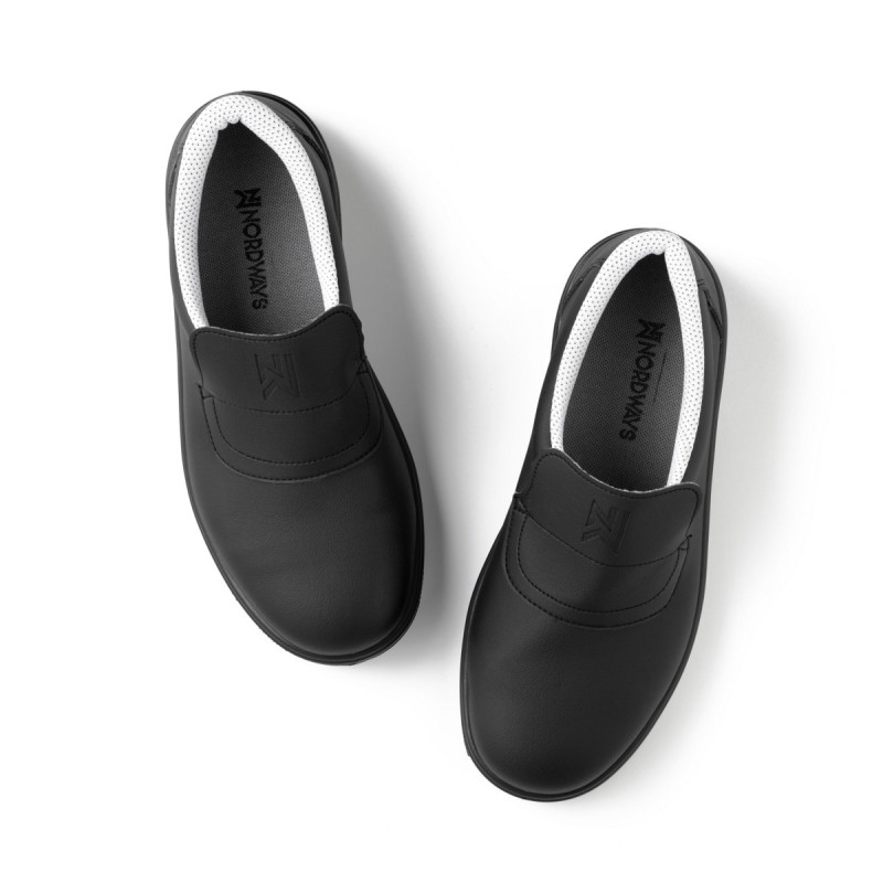 Chaussures mocassin de sécurité mixte noir 47 Tony Nordways
