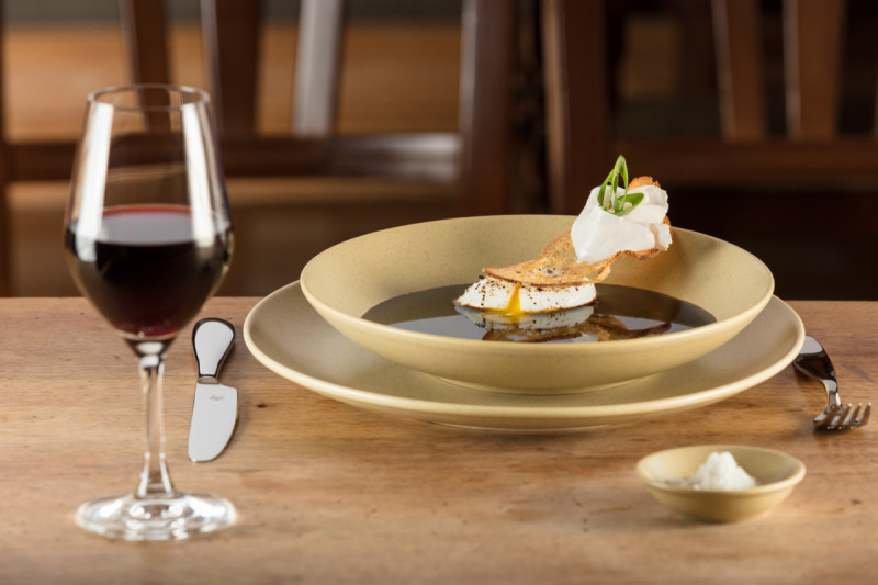 Assiette coupe plate rond crust porcelaine vitrifiée Ø 30,7 cm Genesis Rak