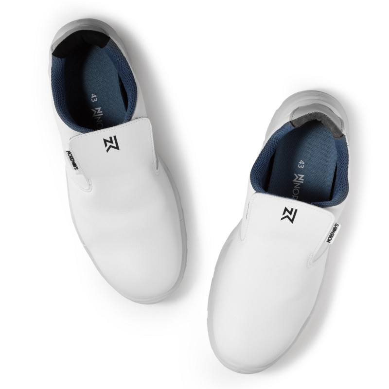Mocassins de sécurité blanc 41 Brice Plus Nordways