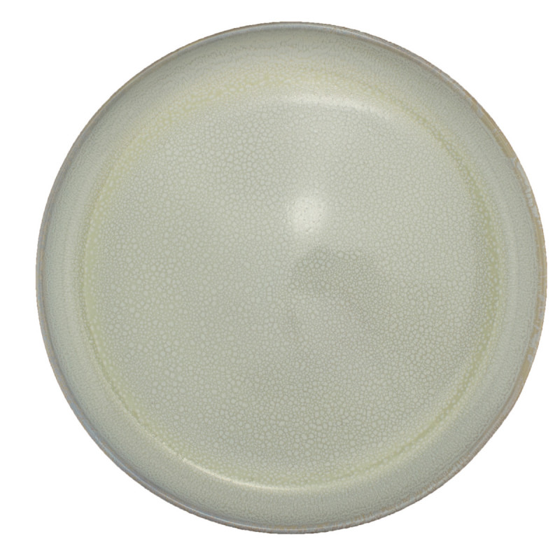 Assiette plate rond Beige rosé grès Ø 21,4 cm Pearl Pro.mundi