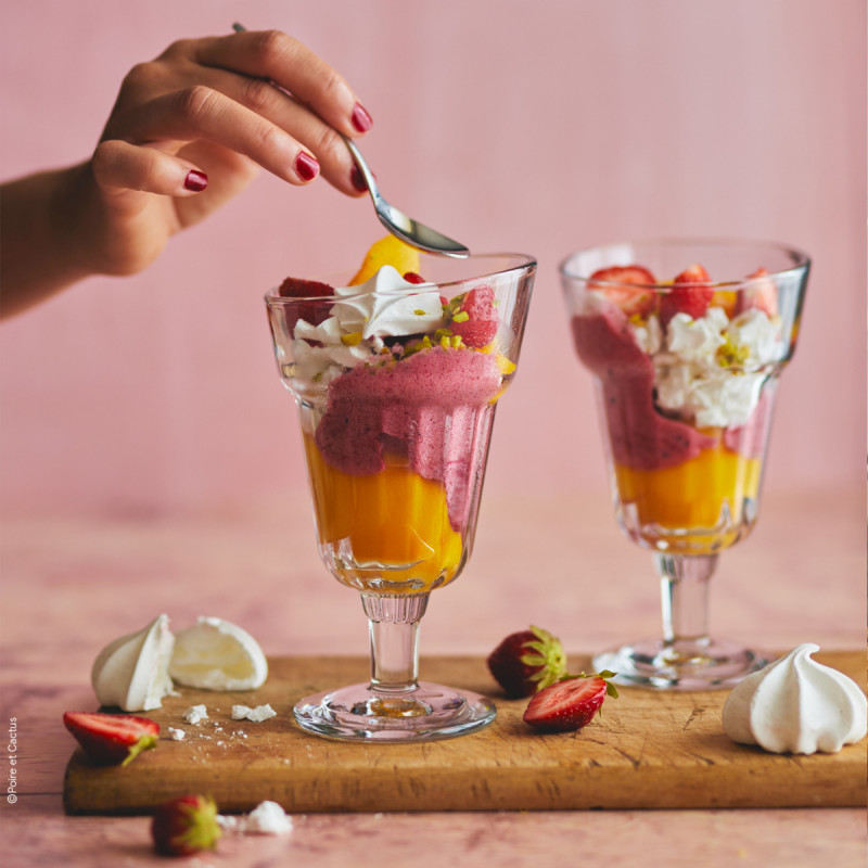 Coupe à dessert verre pressé 37 cl Charlotte La Rochere
