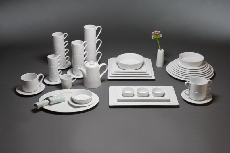 Assiette plate rond blanc porcelaine vitrifiée Ø 15,1 cm Access Rak