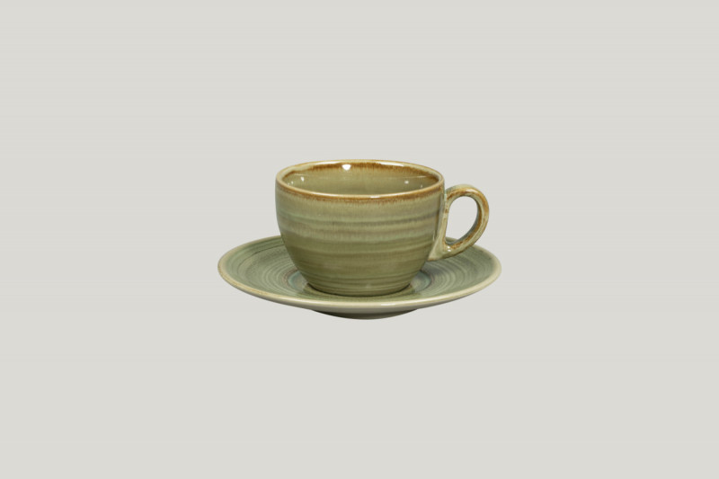 Tasse à thé vert porcelaine 23 cl Ø 9 cm Rakstone Spot Rak