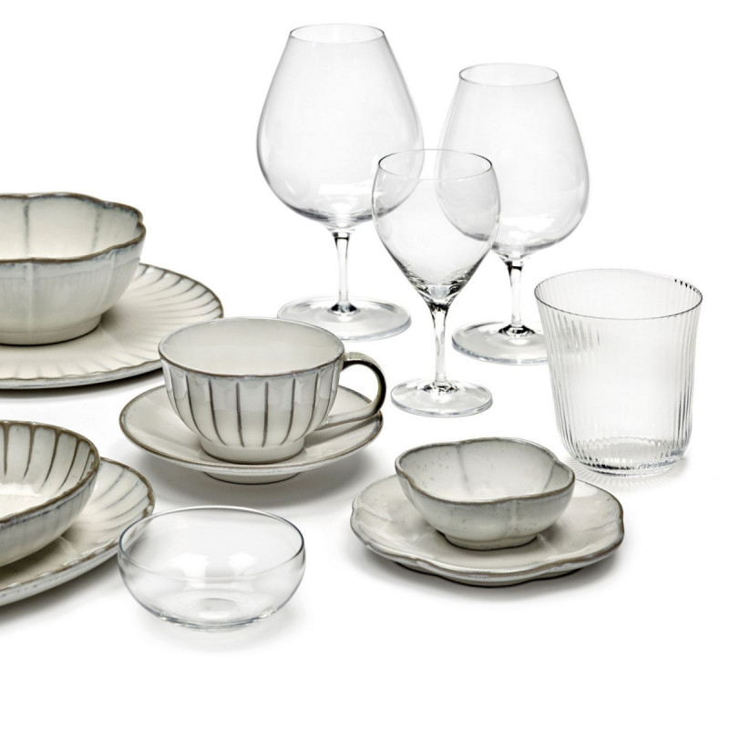Verre à pied verre 15 cl Inku Serax