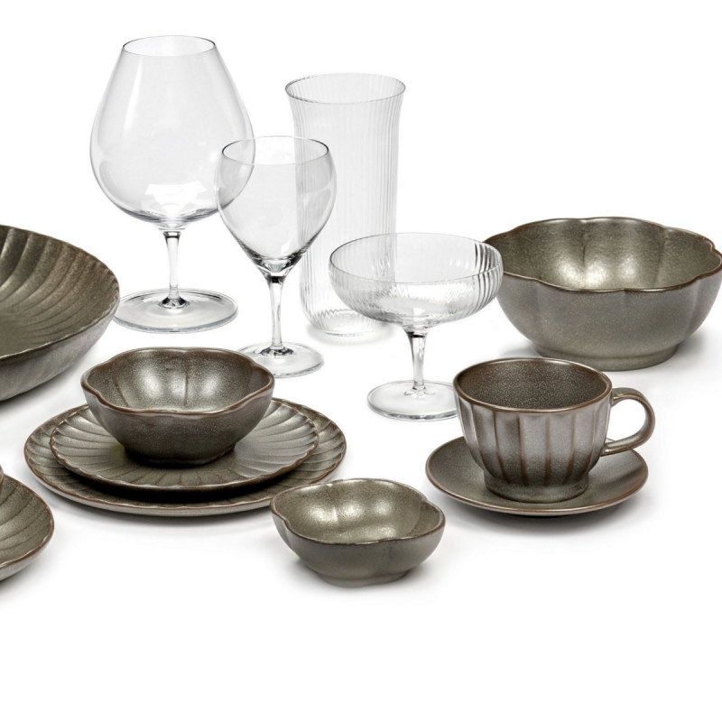 Verre à pied verre 15 cl Inku Serax