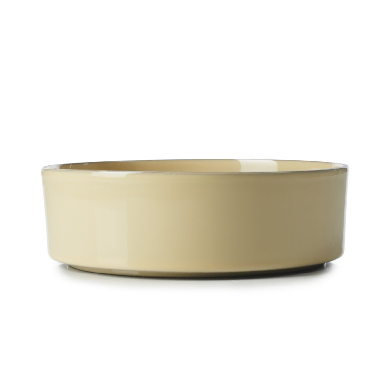 Assiette creuse rond beige porcelaine Ø 17 cm Caractere Revol