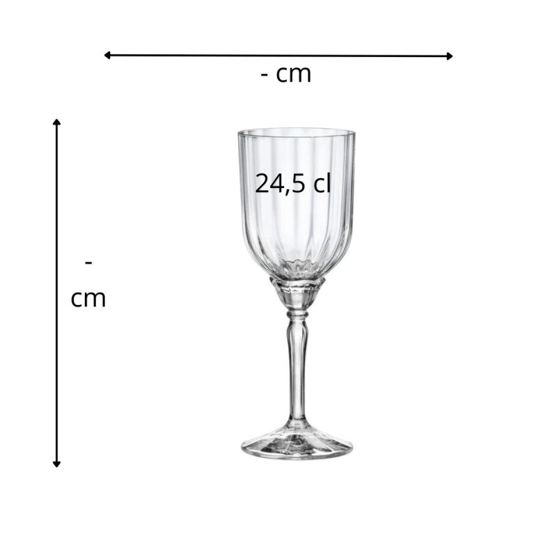 Verre à cocktail verre 24,5 cl Florian Bormioli Rocco