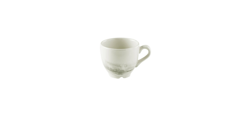 Sous tasse à espresso rond vert porcelaine vitrifiée Ø 11,8 cm Finca Dudson