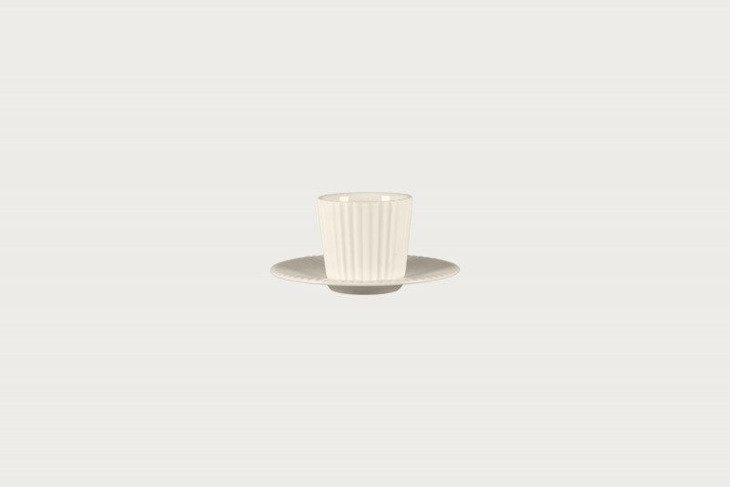 Tasse sans anse rond blanc porcelaine 8,6 cl Ø 6,1 cm Spectra Rak