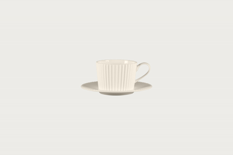 Tasse à café / thé rond blanc porcelaine 19,6 cl Ø 8,4 cm Spectra Rak