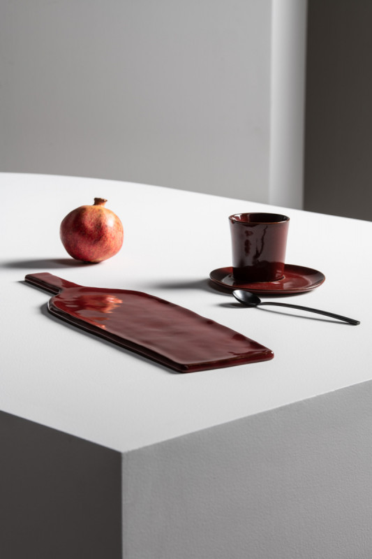 Assiette creuse rond Venetian red grès émaillé Ø 25 cm La Mère Serax
