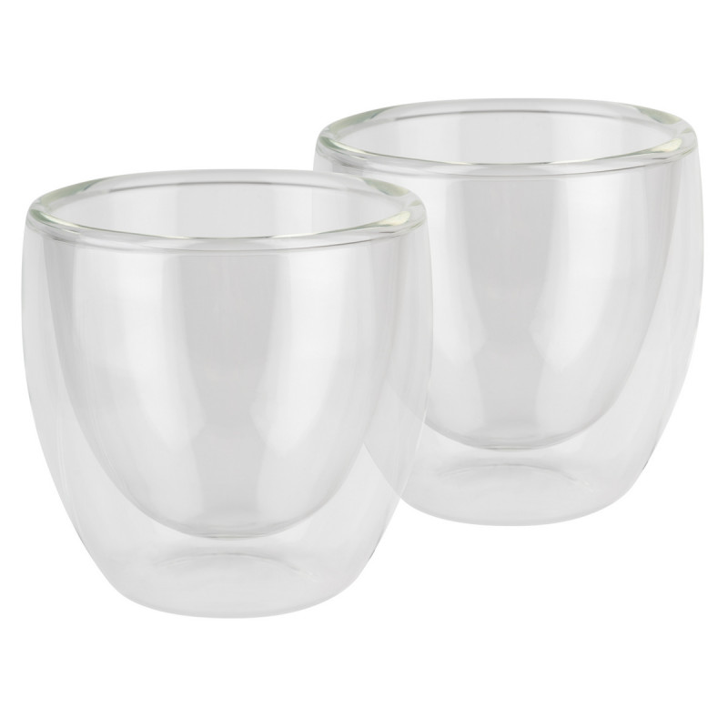 Set de 2 verres double parois verre 8 cl Twinz Aps