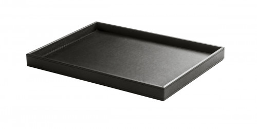 Plateau noir 3,5x40x29 cm Charme Jvd