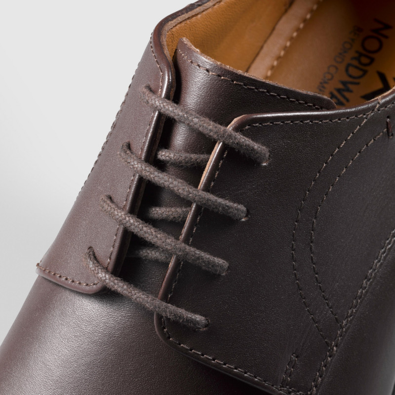 Chaussures à lacets basse marron 38 Nclass Nordways