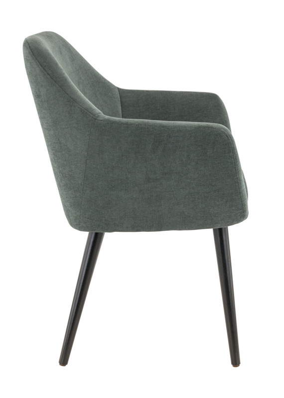 Fauteuil vert 87x63x59 cm Romeo