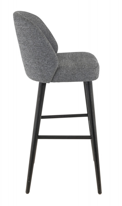 Tabouret gris foncé 105x52x57 cm Marius