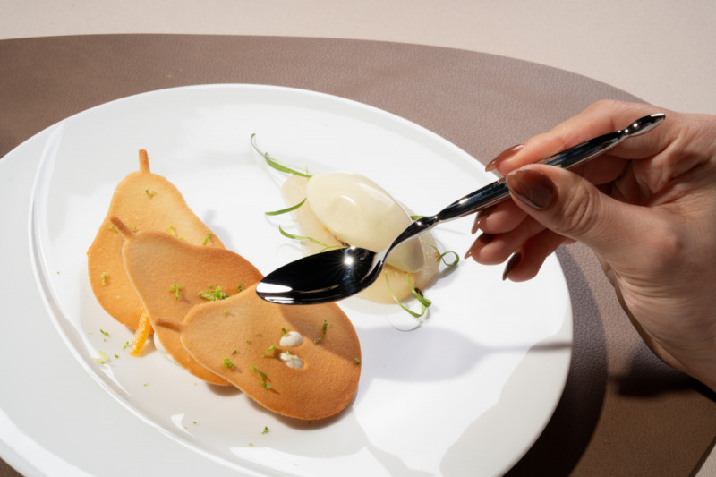 Cuillère à dessert droit inox 18/10 20 cm Aphea Rak
